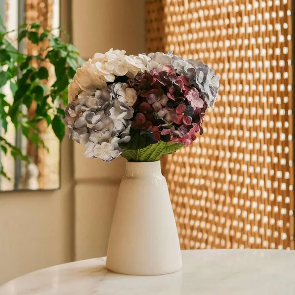 Flowrette Vazarely bouquet fleurs papier violet bleu