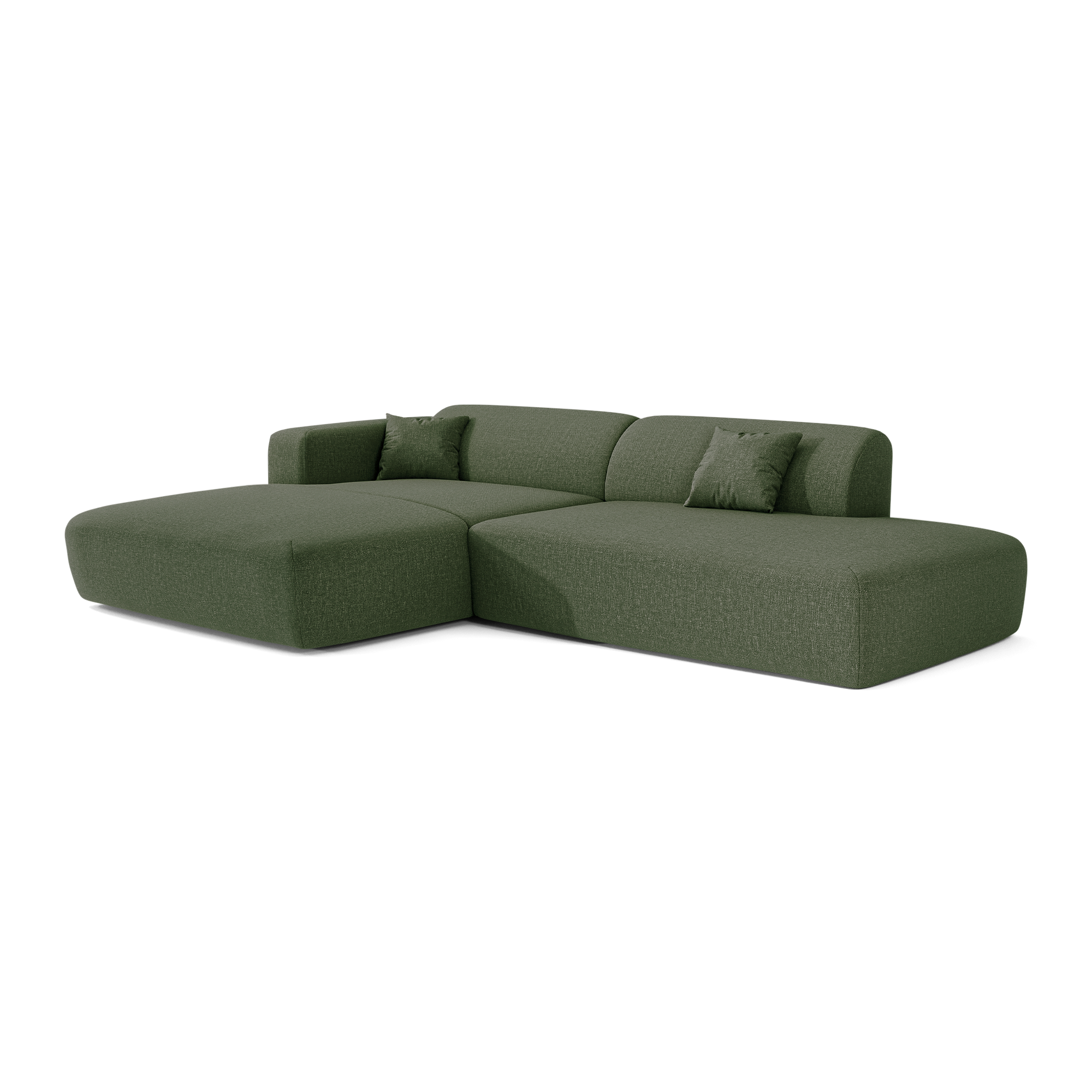 Sia Home Myra canapé d'angle gauche 5 places beige
