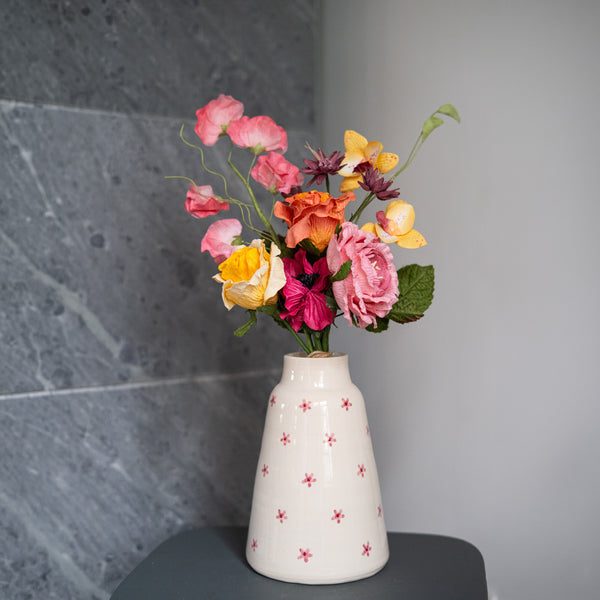 Flowrette Molière bouquet fleurs en papier fait main