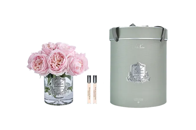 Côte Noire Perfumed Flowers Garden Rose bouquet French Pink 26cm