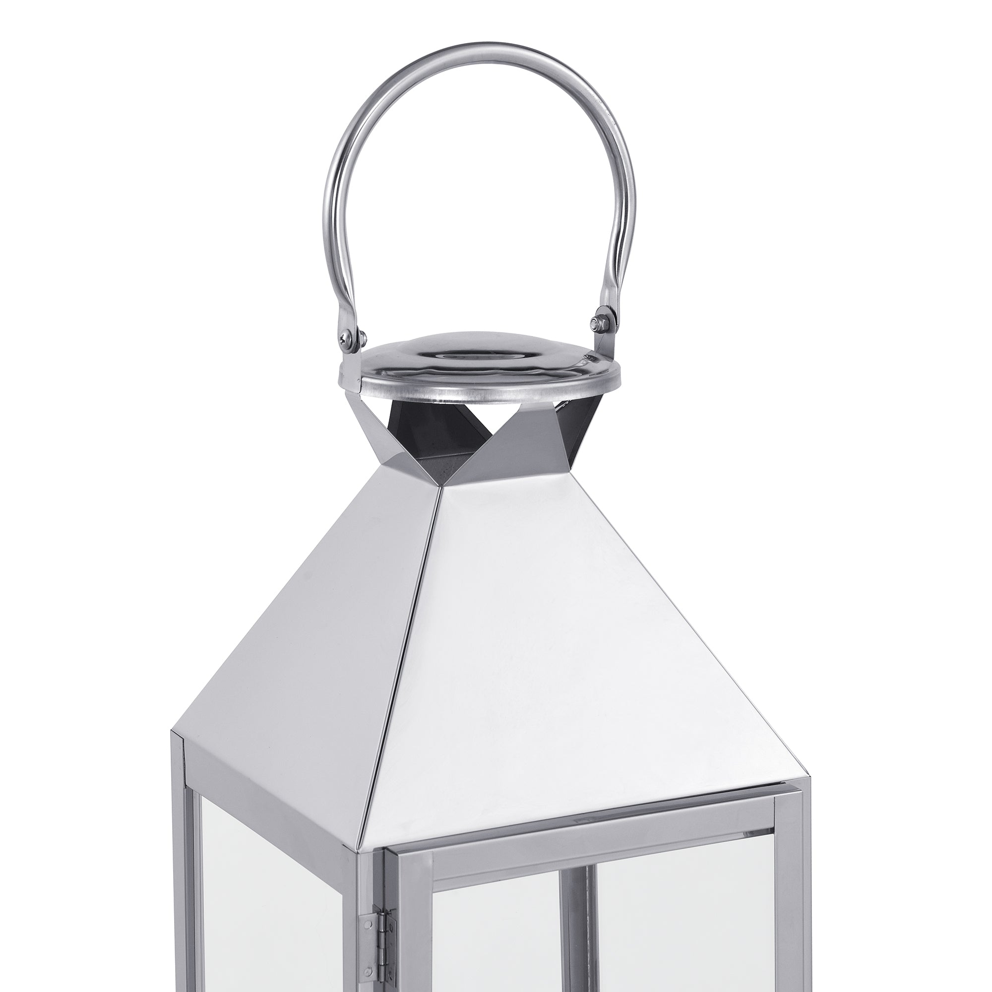 Sia Lanternes Autan 55 cm lanterne argenté acier