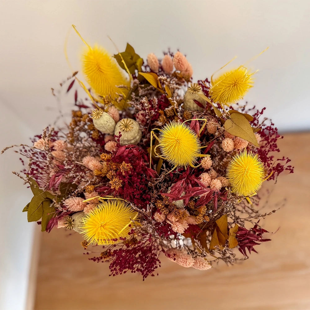 Flowrette Edouard bouquet fleurs séchées M coloré