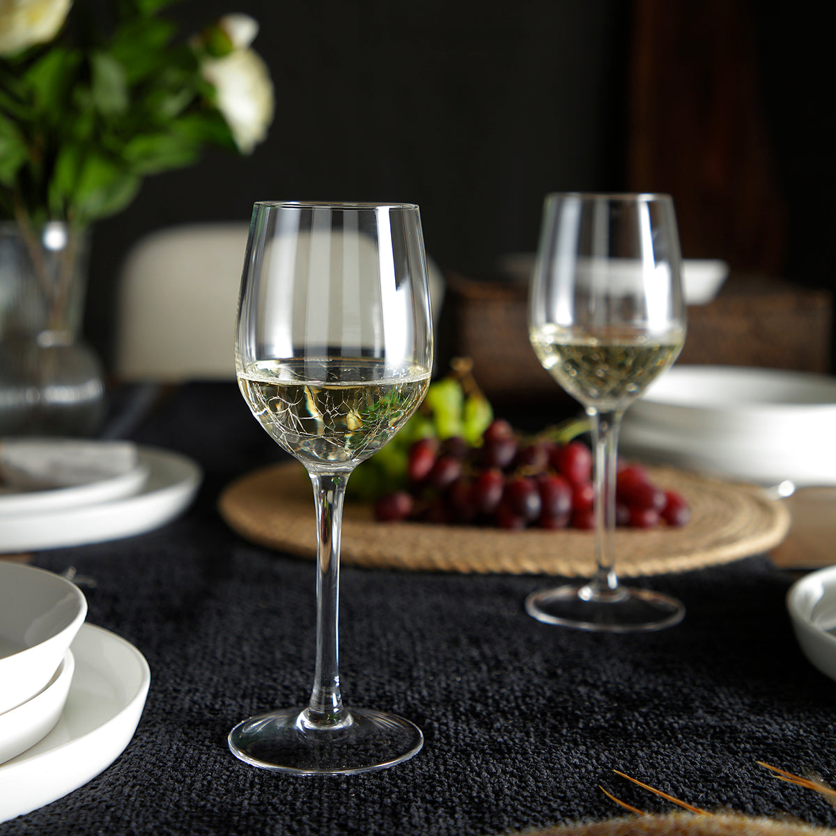 Sia Alba 21 cm verres à pied transparent lot 4 x 30 cl