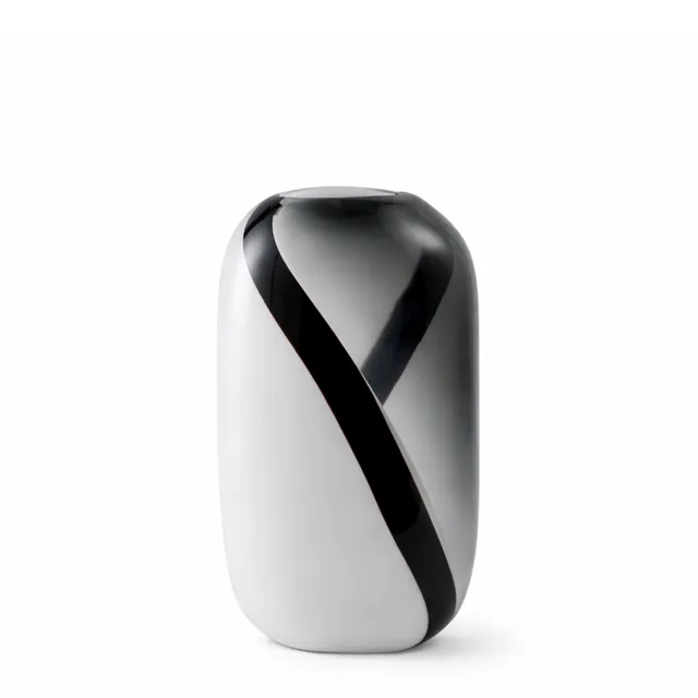 Sia Home Alaska vase verre soufflé blanc 32 cm