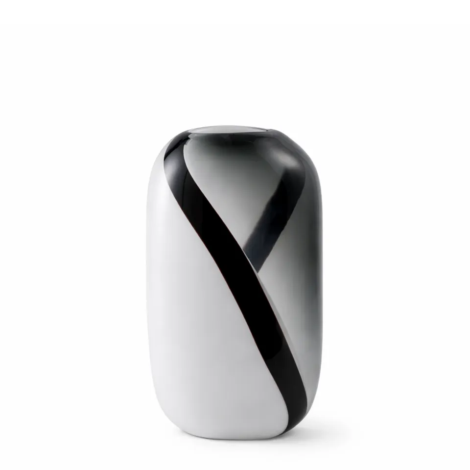 Sia Home Alaska vase verre soufflé blanc 32 cm