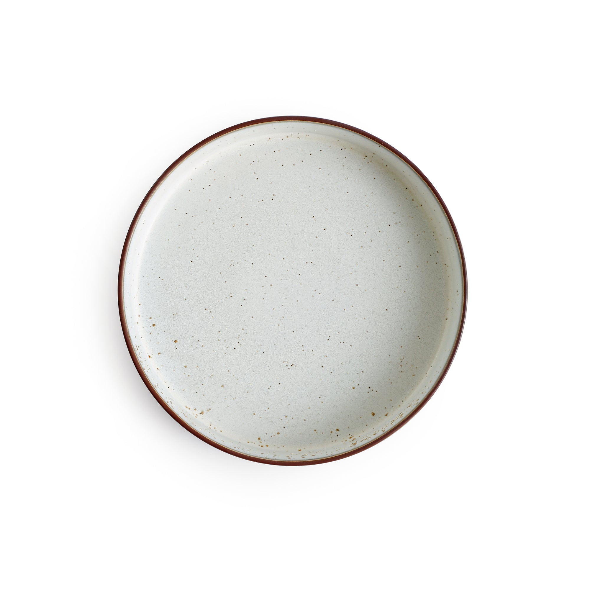 Sia Home Karlstad service 16 pièces grès blanc marron 27 cm
