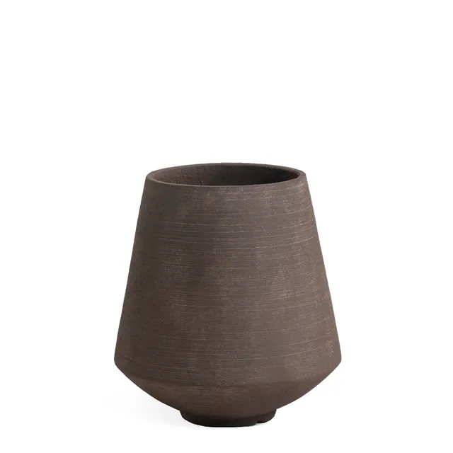 Sia Home Zen cache-pot conique marron 43 cm