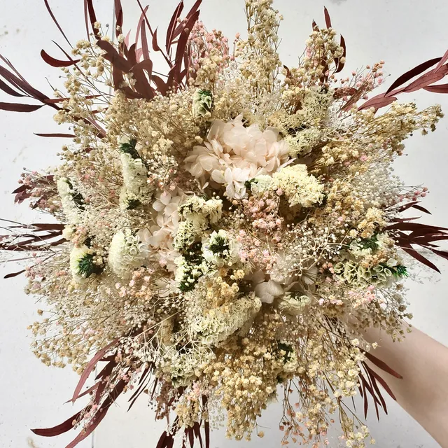 Ateliers Ouchamp Bouquets Rue de Prague bouquet stabilisé M rose