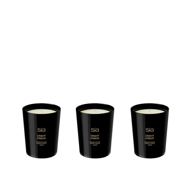 Sia Home Orient Exquis bougie parfumée noire