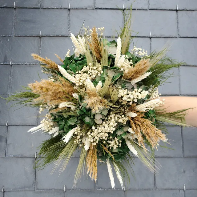 Ateliers Ouchamp Rue Verte bouquet stabilisé champêtre L 40 cm