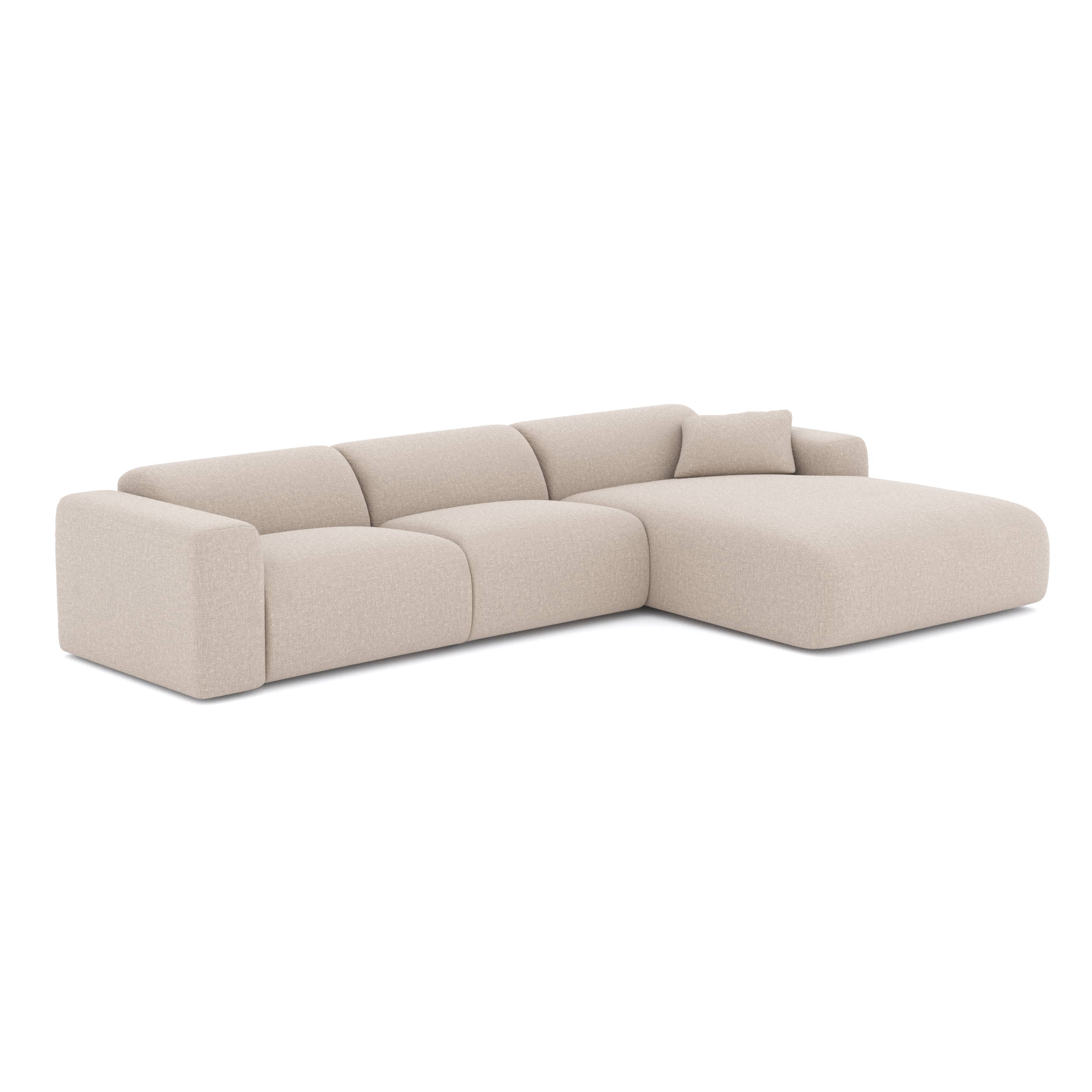 Sia Home Myra canapé d'angle droit beige