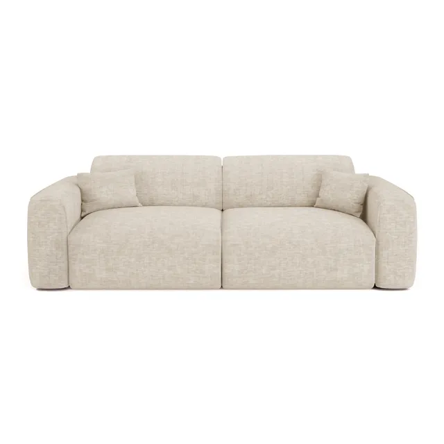 Sia Home Yuma canapé convertible 4 places beige