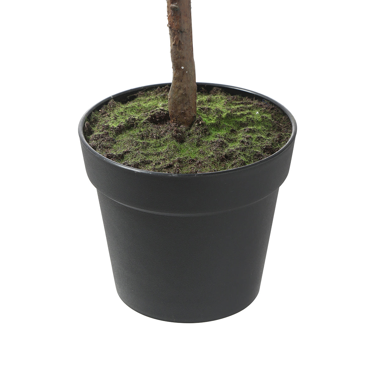 Sia Home Ficus arbre artificiel vert 115 cm en pot noir