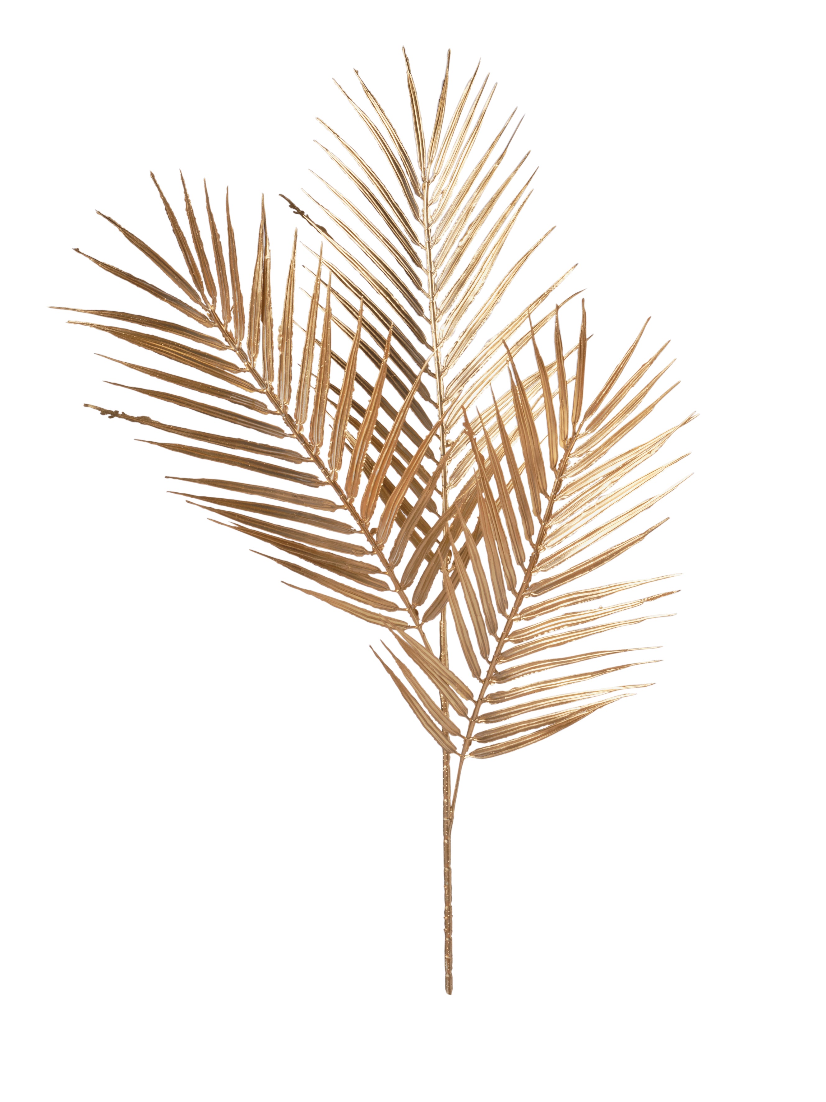 Feuillazur Rungis Branche de palmier fleur artificielle blanc 90cm