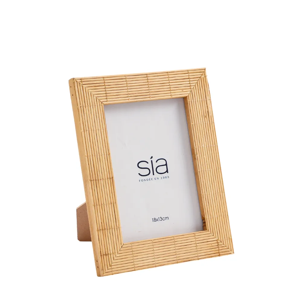 Sia Home Cadres-Photos Bali cadre bambou 13x18 beige