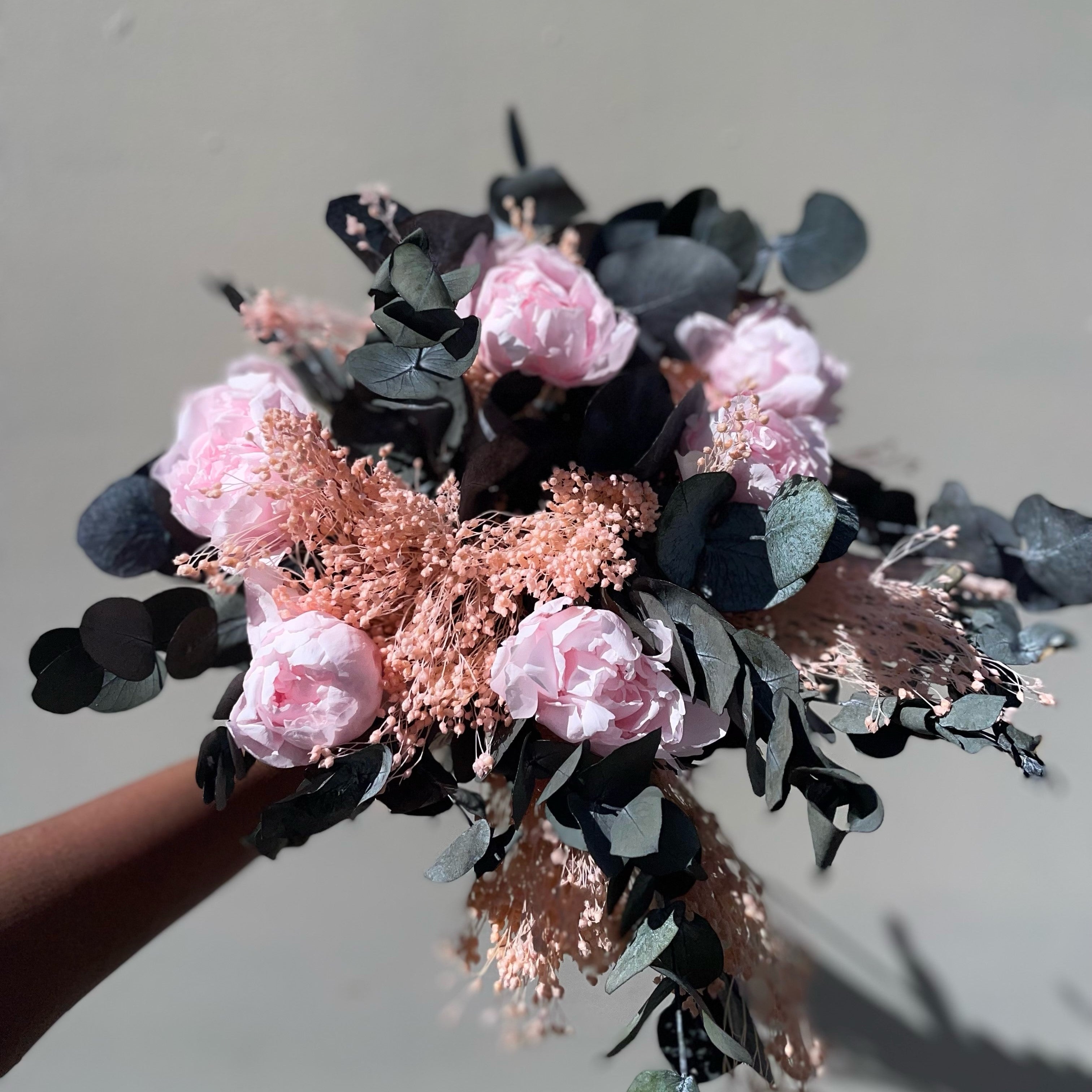 Ateliers Ouchamp Rue Lalo bouquet éternel rose M 23 cm