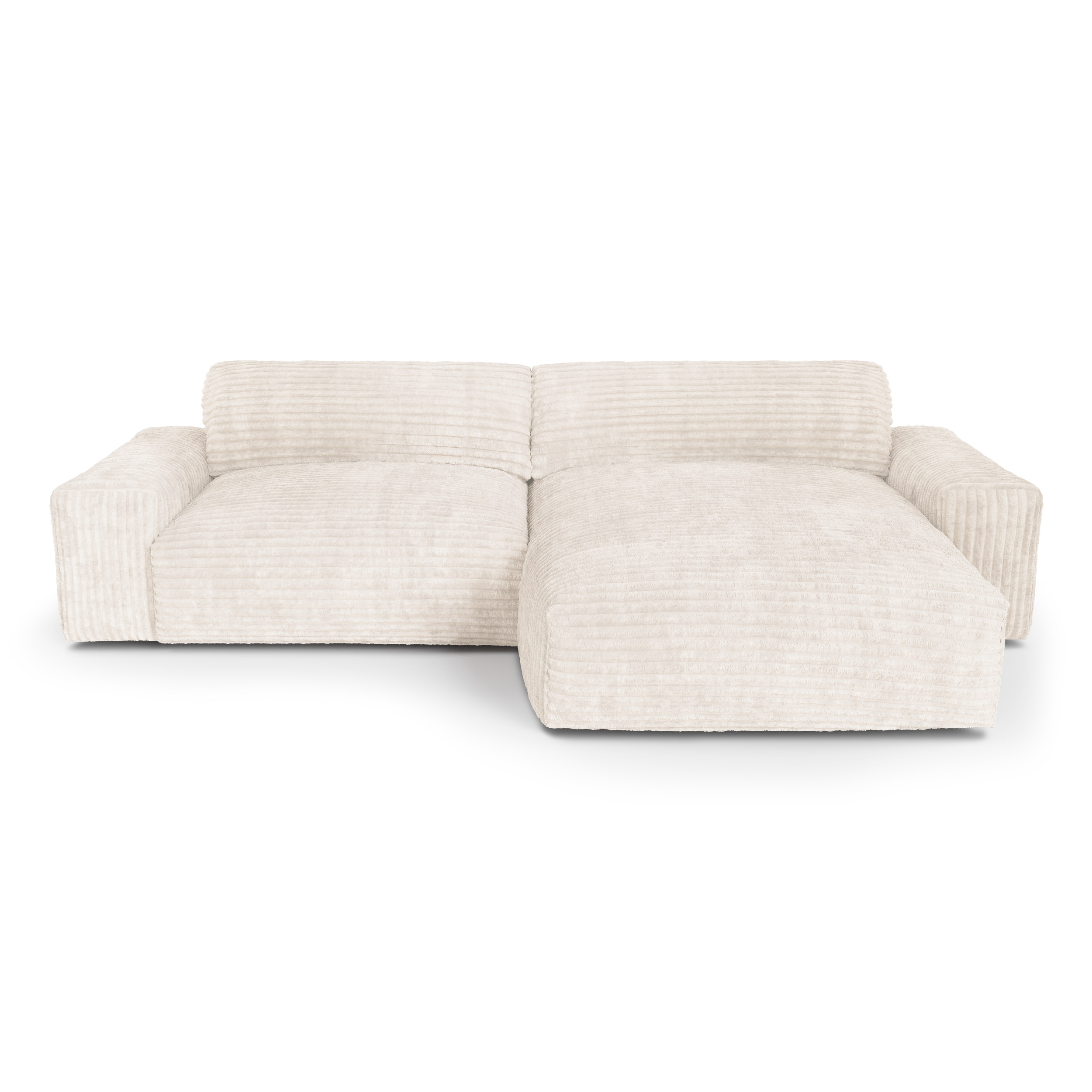 Sia Home Bliss canapé angle droit crème tissu confort