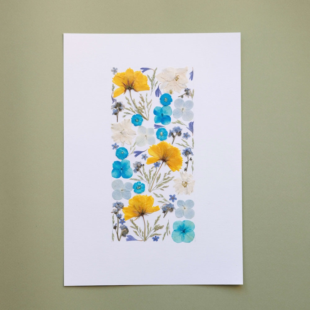 Flowrette Rêve en fleur herbier fleurs séchées A4