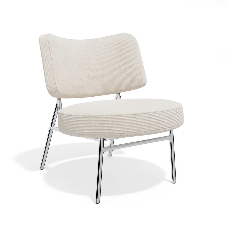 Sia Home Iggy fauteuil écru design assise accueillante
