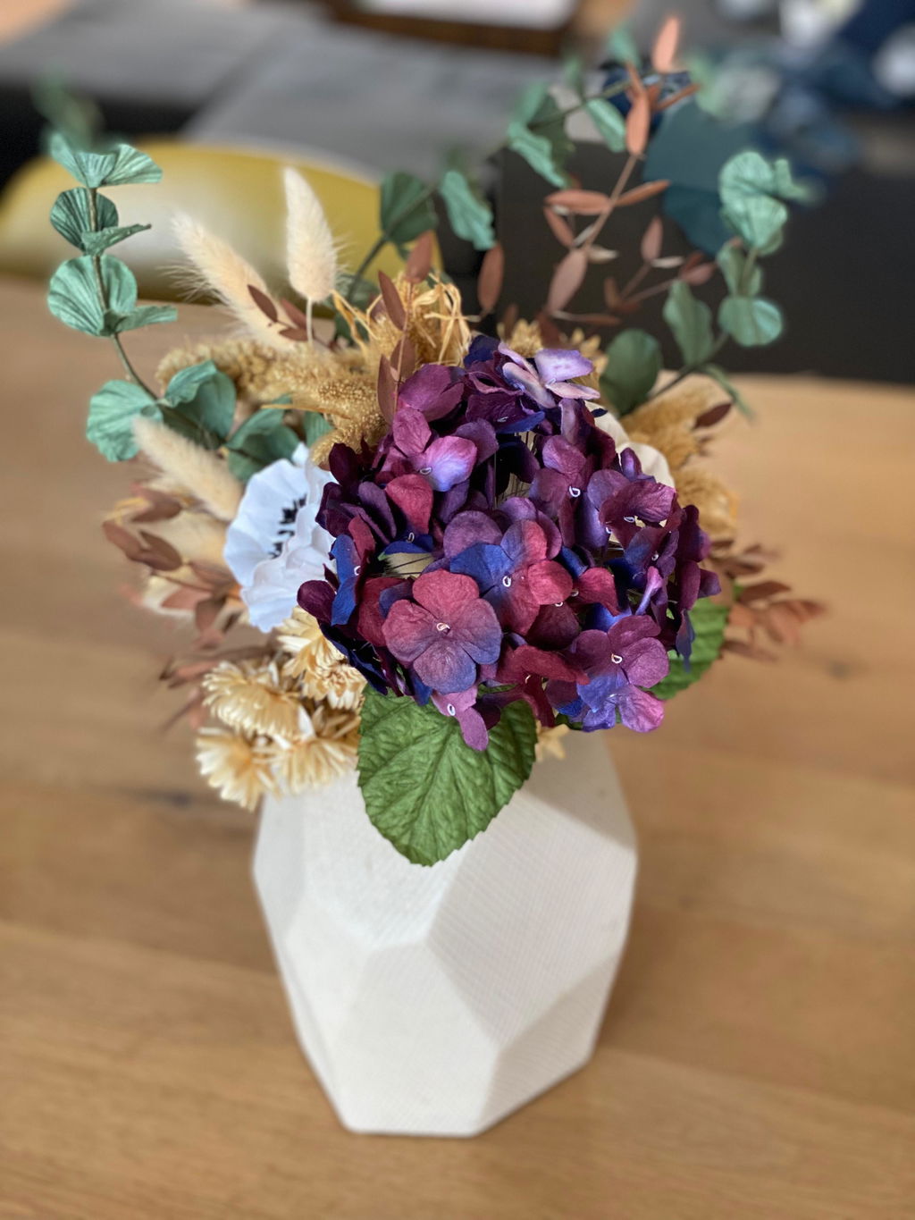 Flowrette eucalyptus vert fleur papier grande branche