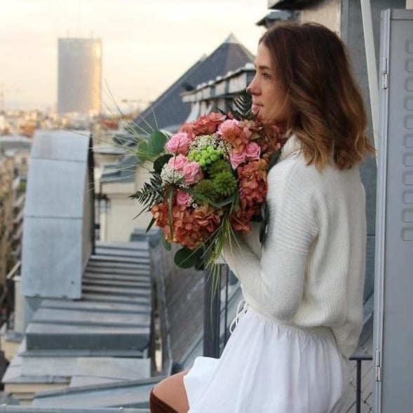 ATELIERS OUCHAMP Rue Maupassant bouquet éternel roses