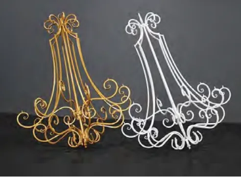 Feuillazur Rungis Structures lustre baroque déco 125x87 cm doré