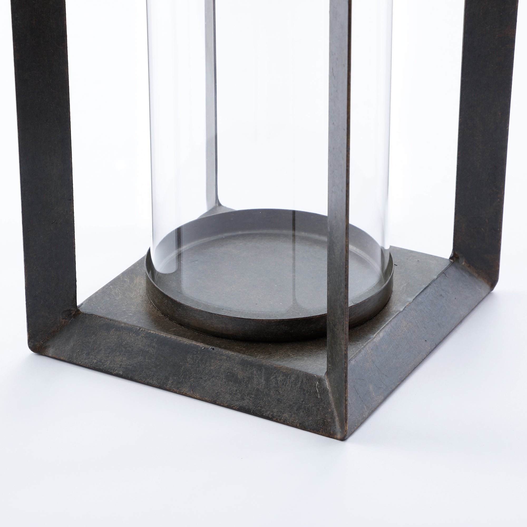 Sia Home Kael lanterne métal noir 32 cm verre