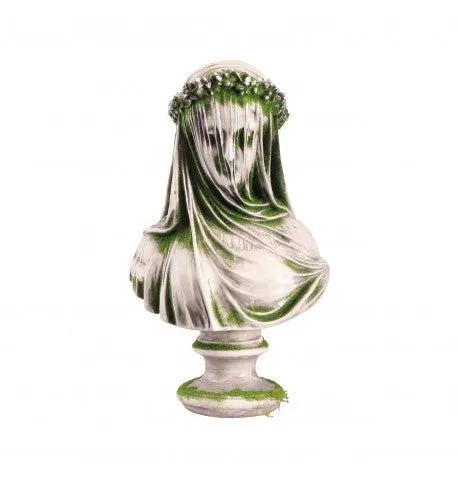 Feuillazur Rungis Buste mariée fantôme déco résine 20x14x34 cm