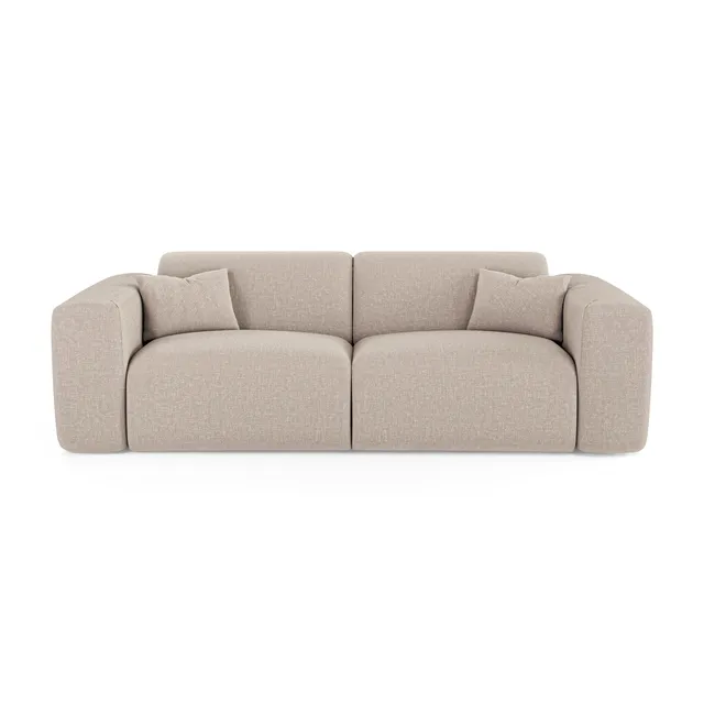 Sia Home Myra canapé convertible beige arrondi