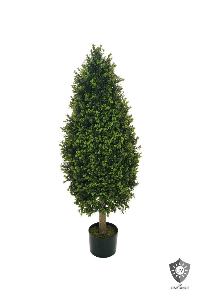 Feuillazur Rungis Arbuste de buis artificiel vert 118cm