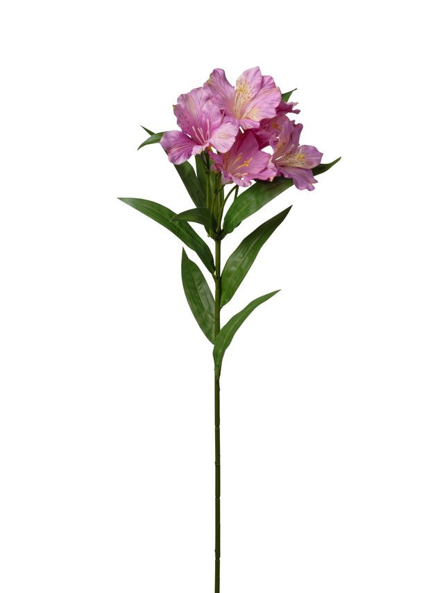 Feuillazur Rungis Alstroemeria fleur artificielle violet 78 cm