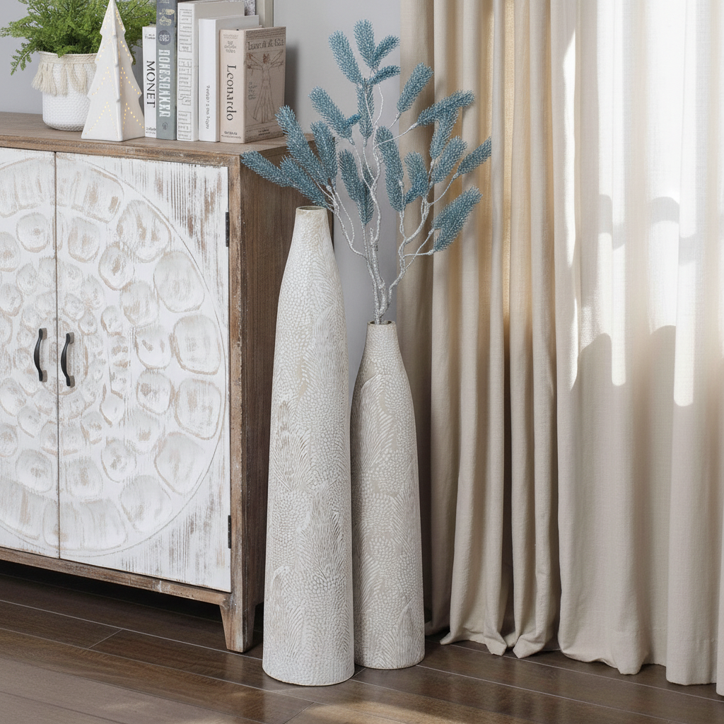 Sia Home Izia branche pin pailletée bleue 127 cm Noël