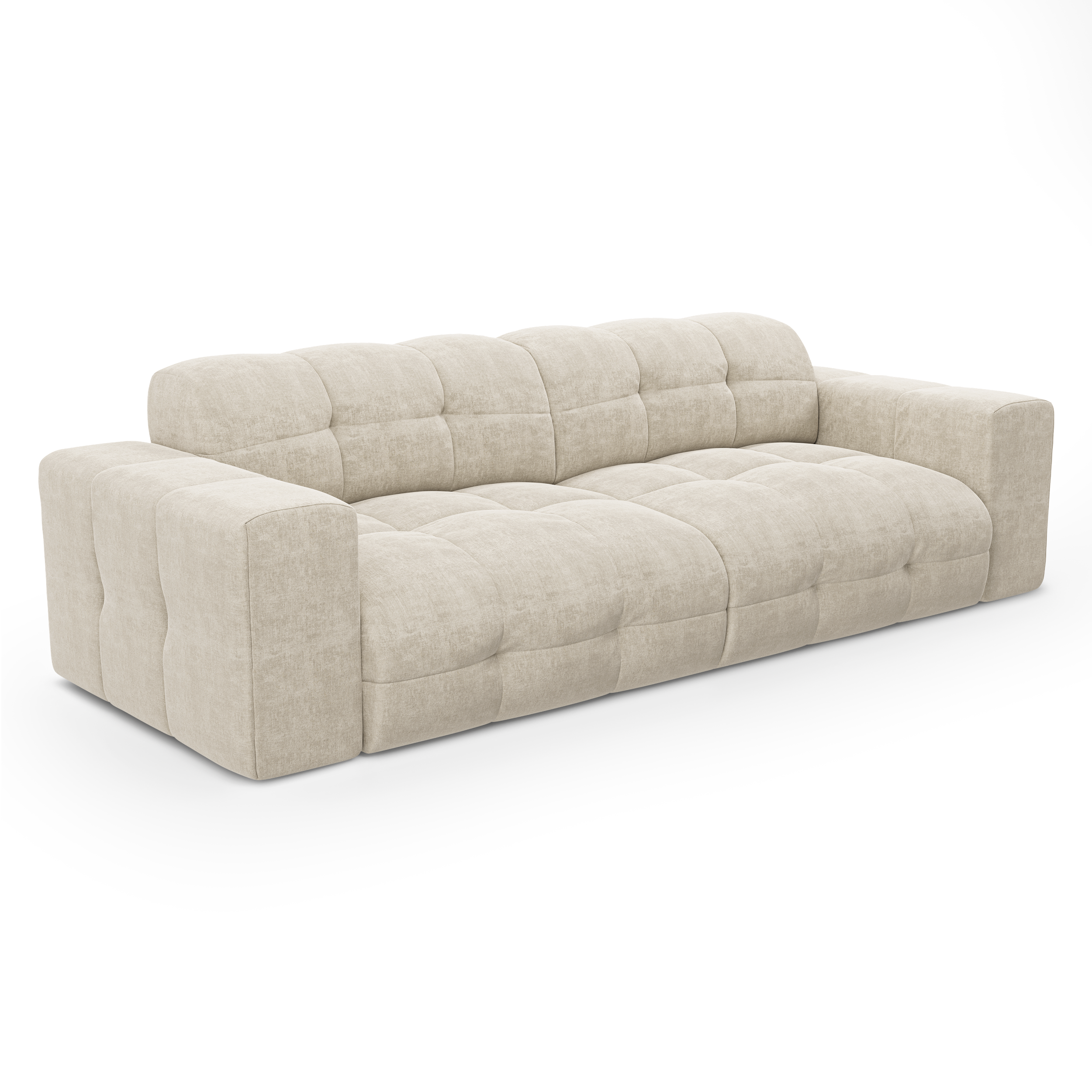 Sia Home Mael canapé crème courbes arrondies