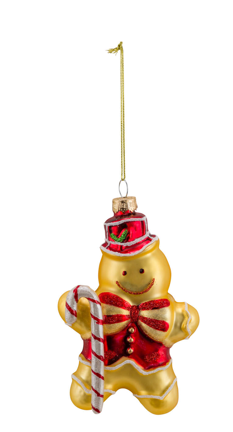 Feuillazur pain d'épices ornement sapin 12 cm Noël