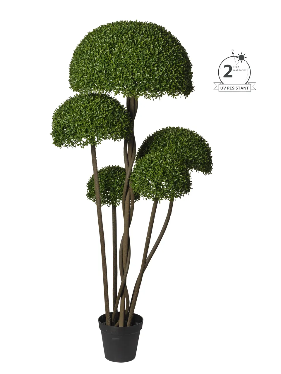 Feuillazur Rungis Arbuste de buis artificiel vert 118cm