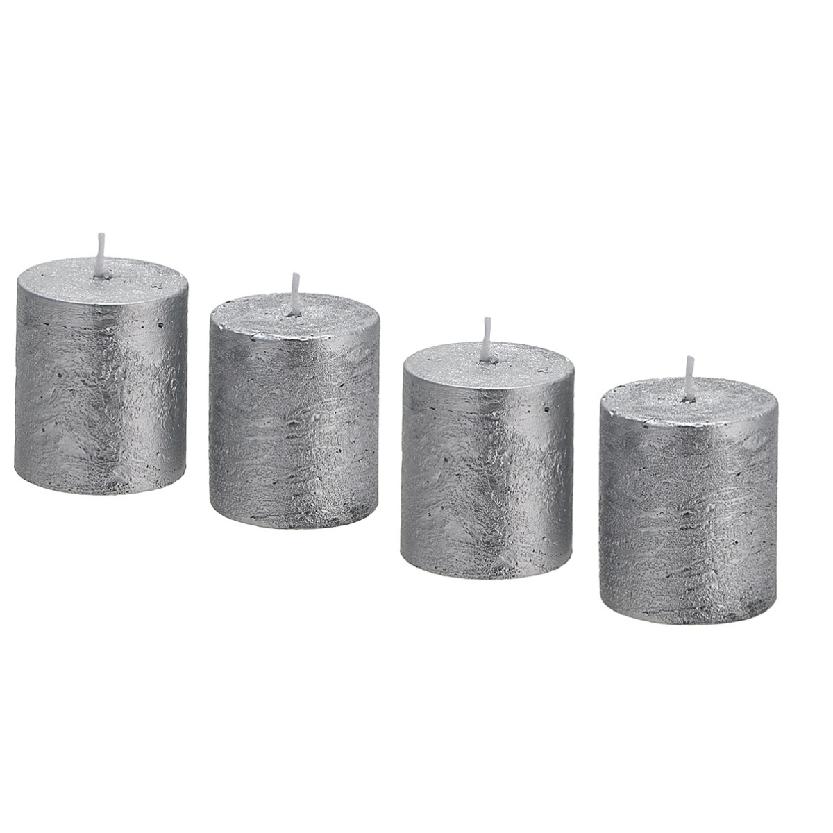 Sia Stripes Xs coffret 4 bougies cylindriques rose