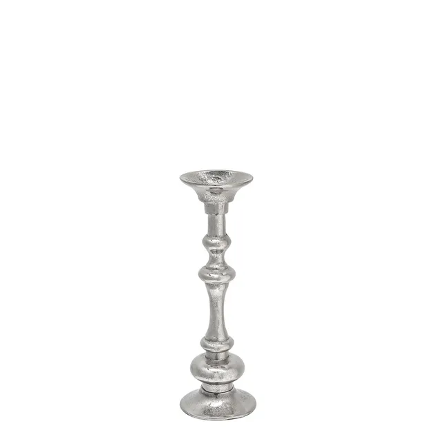 Sia Home Wonder bougeoir argenté 31 cm aluminium