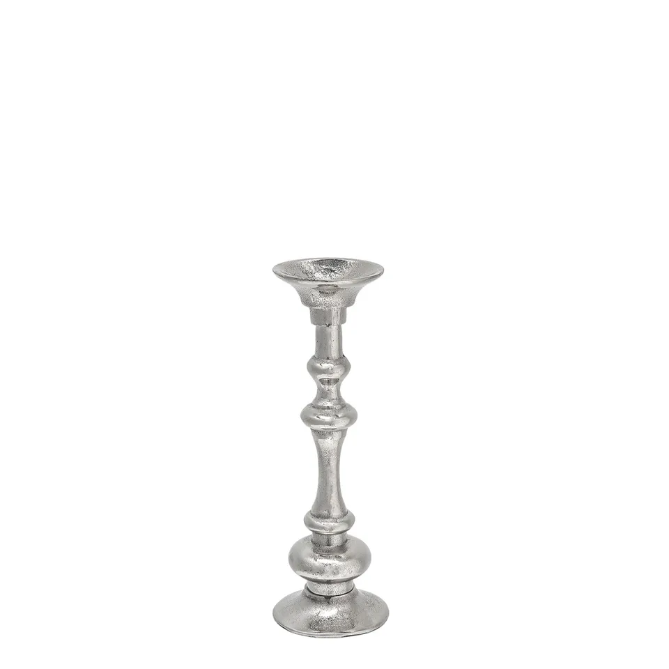 Sia Home Wonder bougeoir argenté 31 cm aluminium