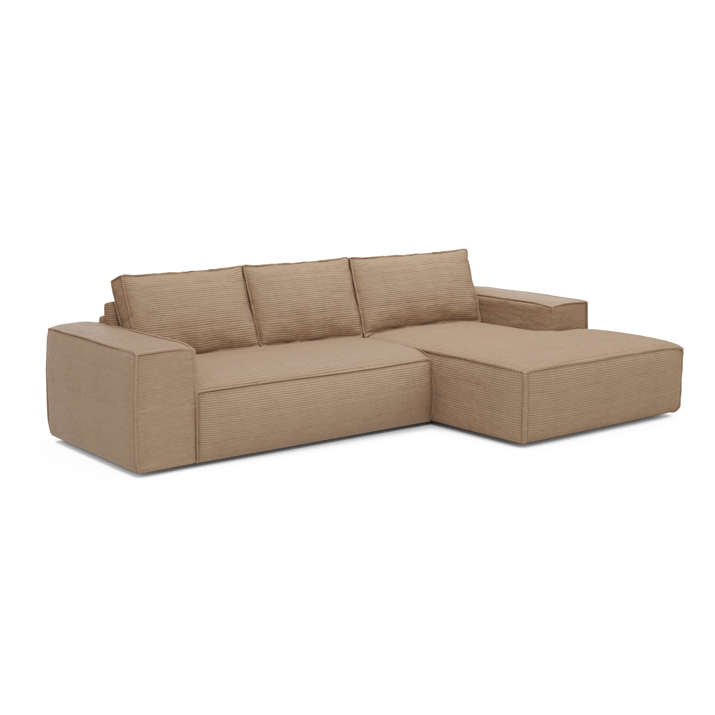 Sia Home Joan canapé convertible angle droit taupe