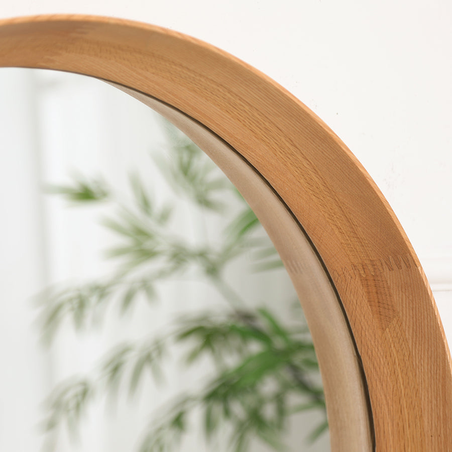 Sia Home Miroirs Lio 60 cm miroir rond beige