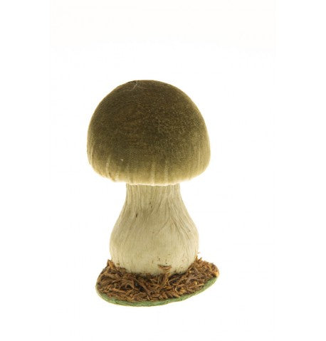 Feuillazur Rungis Champignon vert déco sur socle miniature
