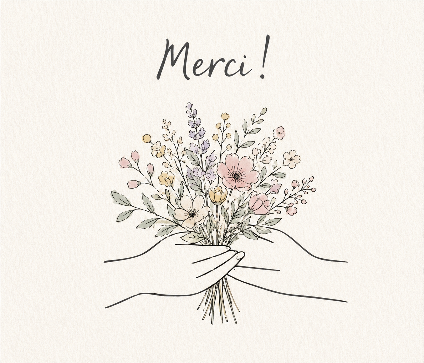Ateliers Ouchamp Cadeaux Carte de voeux Fête des mères 15x10 cm