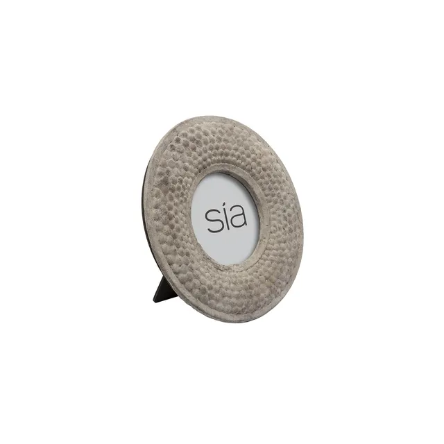 Sia Home Berry cadre photo ovale beige 9x9