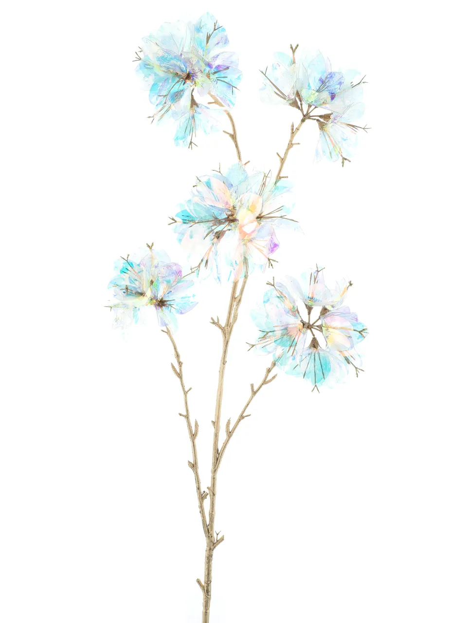 Feuillazur Rungis Rhododendron branche Noël artificielle 113cm crème