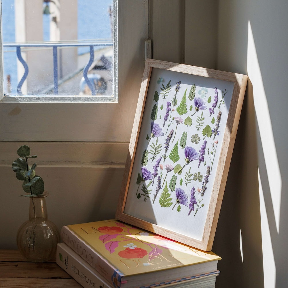 Flowrette Symphonie Végétale herbier A4 pressé