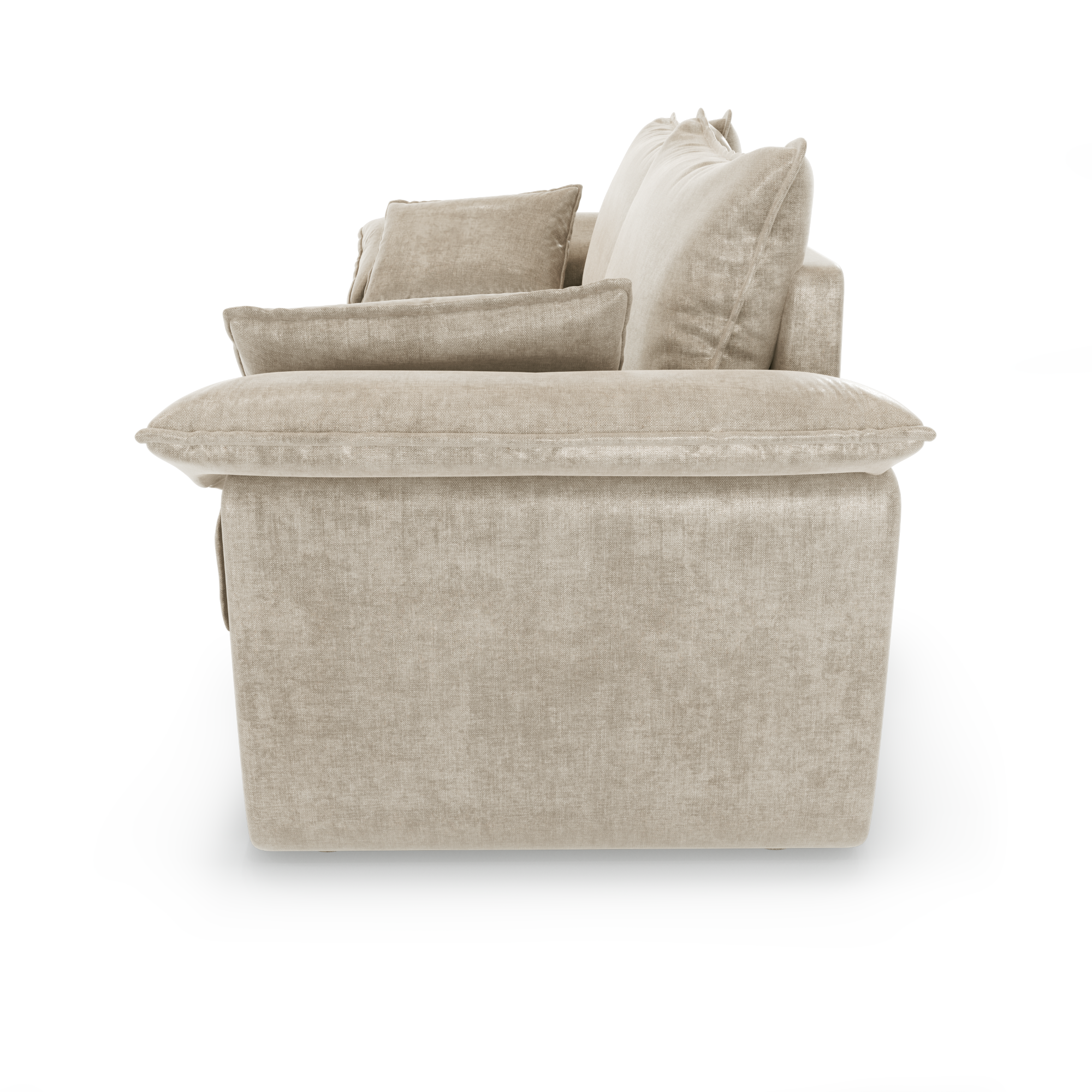 Sia Home Sasha canapé tissu beige 3 places confort