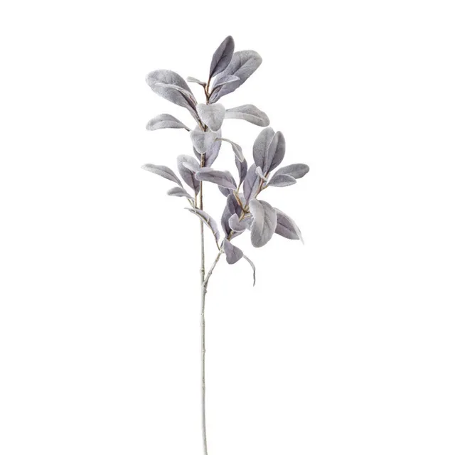 Sia Home Oreille d'Agneau feuillage artificiel bleu 73 cm