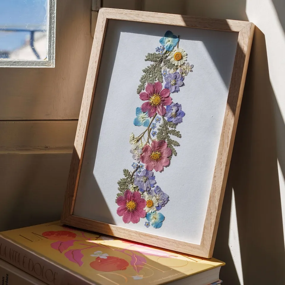 Flowrette Souffle du Vent herbier fleurs séchées A4