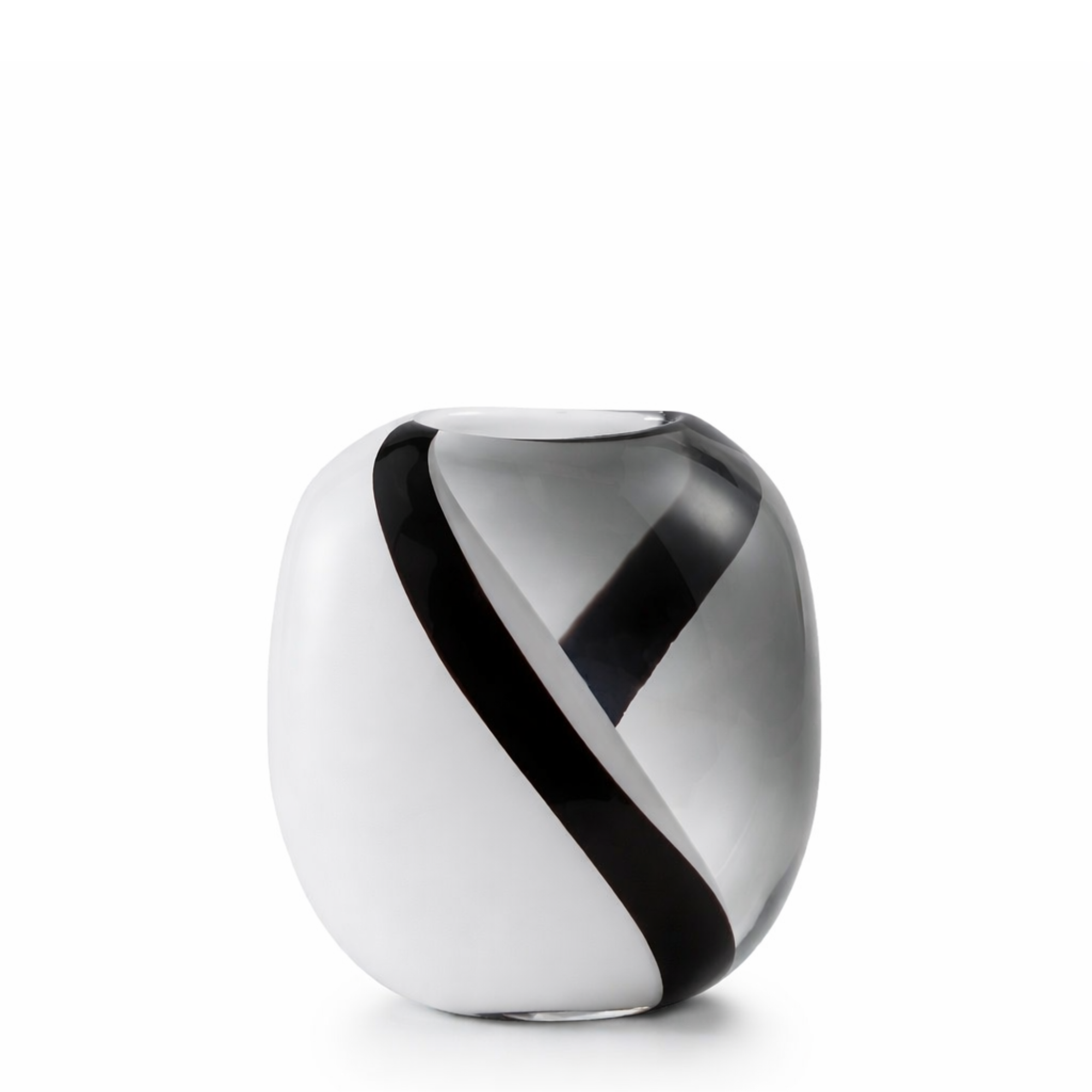 Sia Home Alaska vase verre soufflé blanc 22 cm