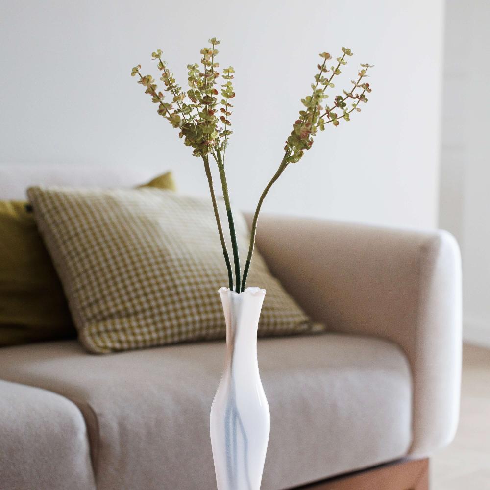 Flowrette Fleurs en papier Brins d'astilbe vert fleur x1 verdure